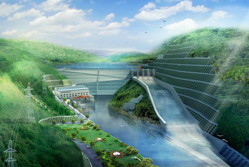 锦山镇老挝南塔河1号水电站项目